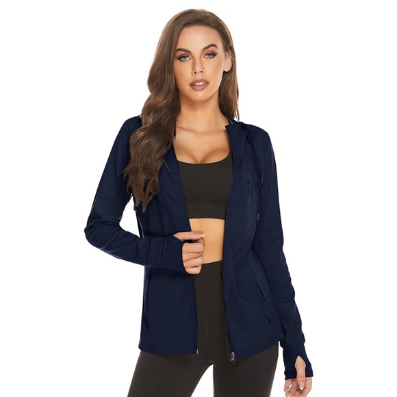 Mocoly Jackets & Blazers - MOCOLY Women's UPF 50+ Sun Protection Hoodie Jacket Lightweight